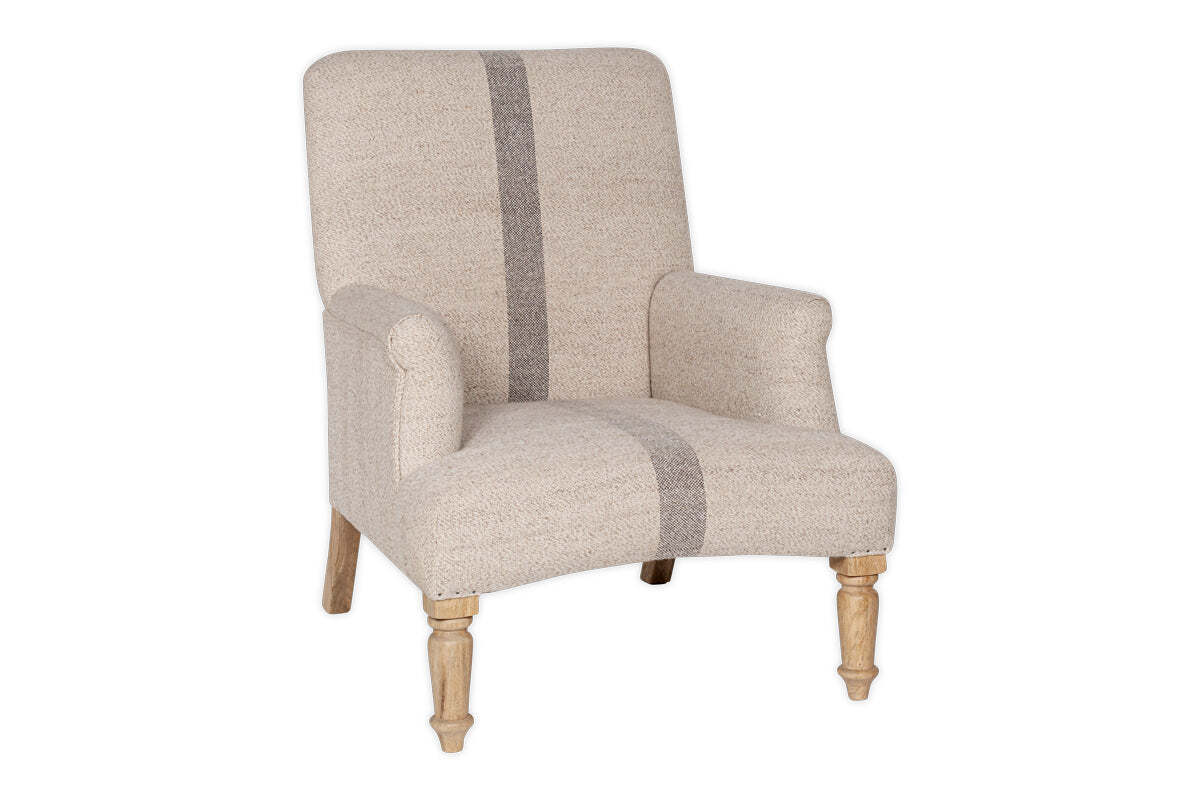 Kallu Wool & Cotton Occasional Chair - Natural