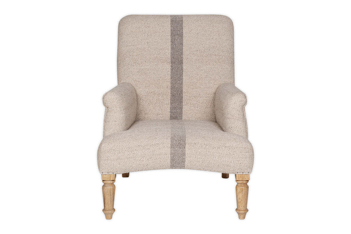 Kallu Wool & Cotton Occasional Chair - Natural