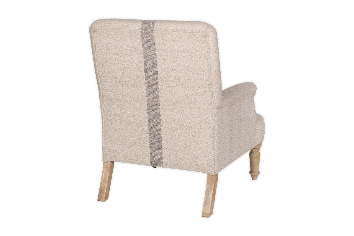 Kallu Wool & Cotton Occasional Chair - Natural