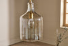 Kalsi Recycled Glass Pendant Light - Lustre - Small
