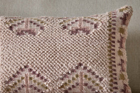 Kandy Wool & Cotton Cushion Cover - Dusty Pink