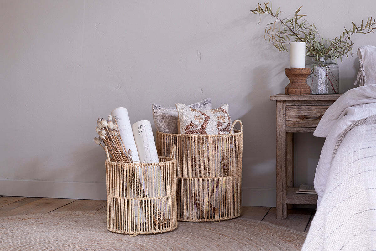 Kanika Jute Basket - Natural