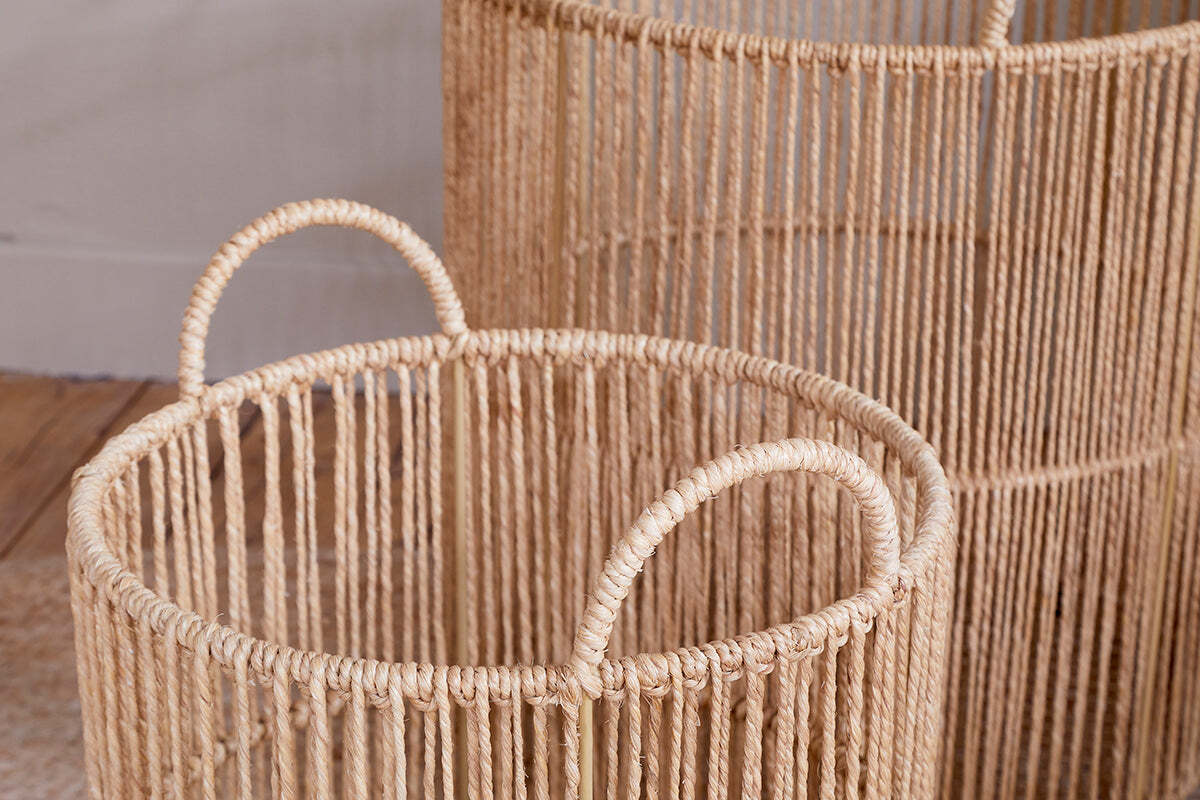 Kanika Jute Basket - Natural
