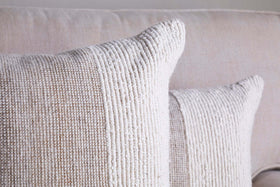 Karaya Cotton & Wool Cushion Cover - Natural