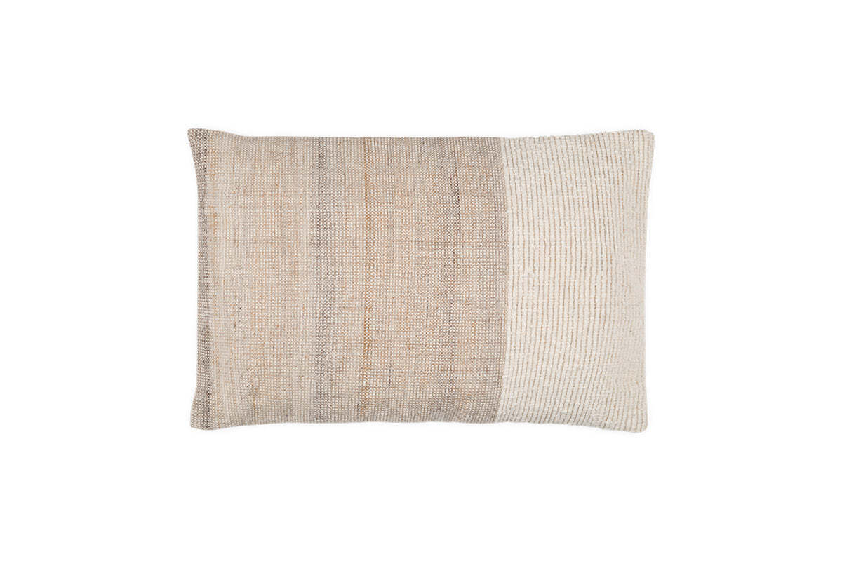 Karaya Cotton & Wool Cushion Cover - Natural