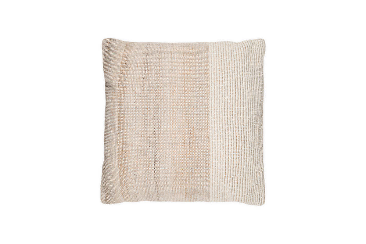 Karaya Cotton & Wool Cushion Cover - Natural