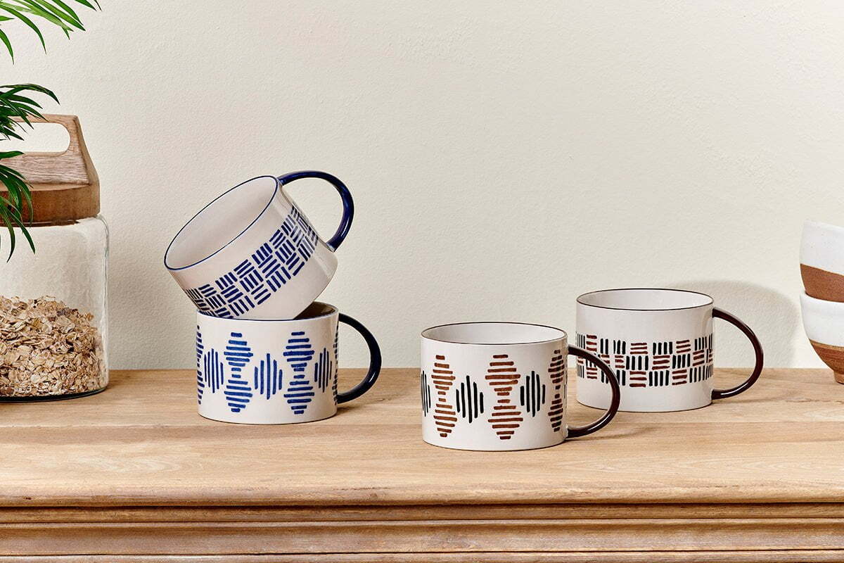 Karissa Mug - Black & Brown (Set of 2)