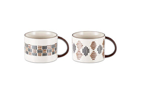 Karissa Mug - Black & Brown (Set of 2)
