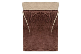 Karru Cotton Velvet Sack - Rich Mocha