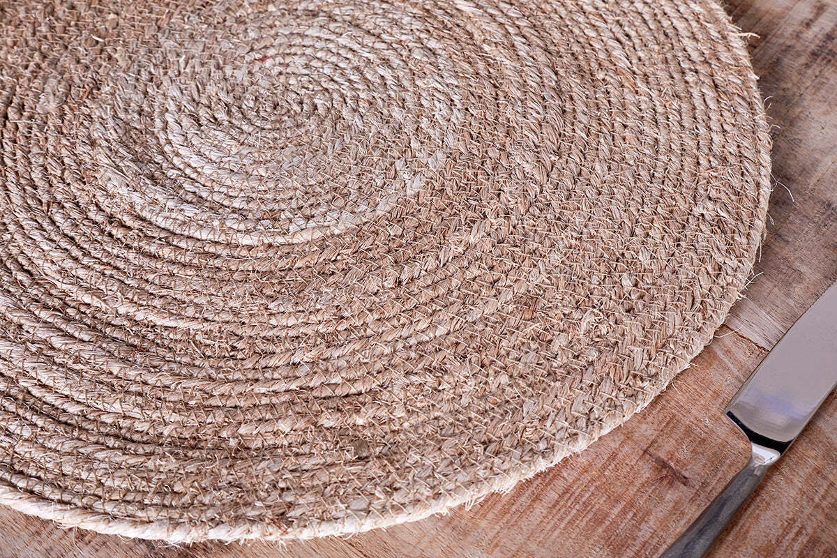 Keso Woven Placemats - Natural - (Set of 4)