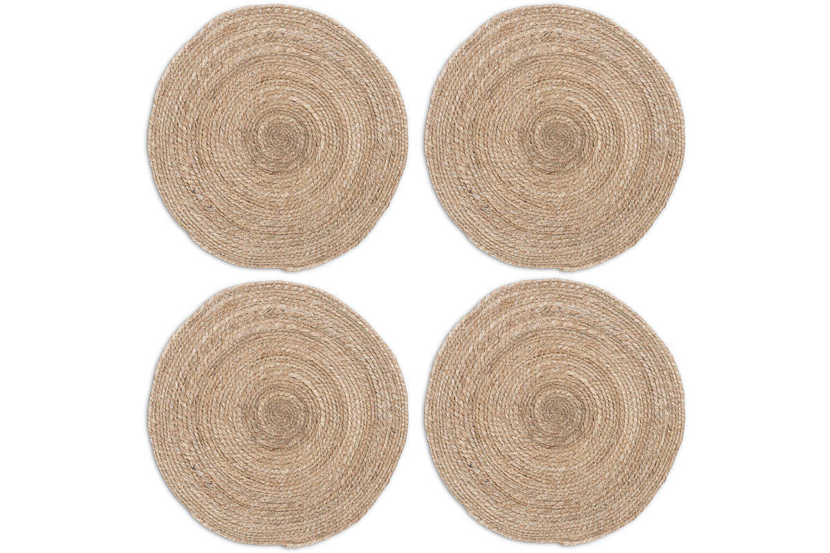 Keso Woven Placemats - Natural - (Set of 4)