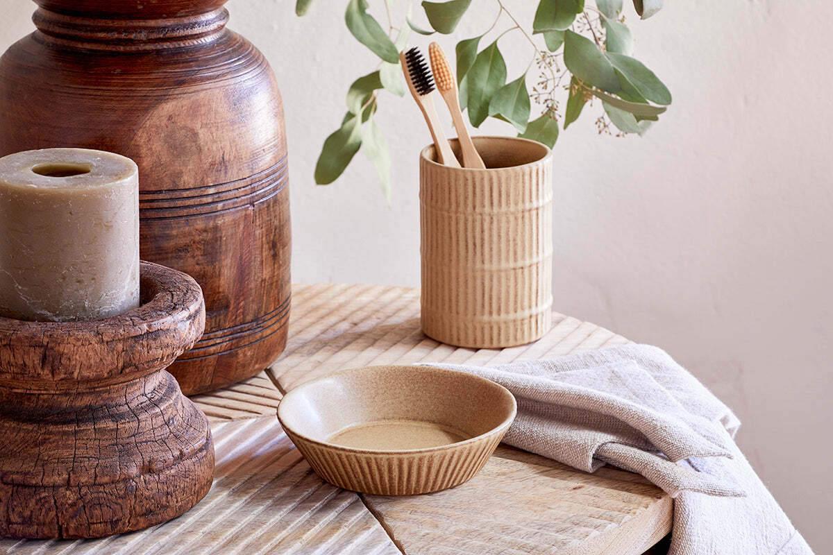 Kiani Ceramic Soap Dish - Cream