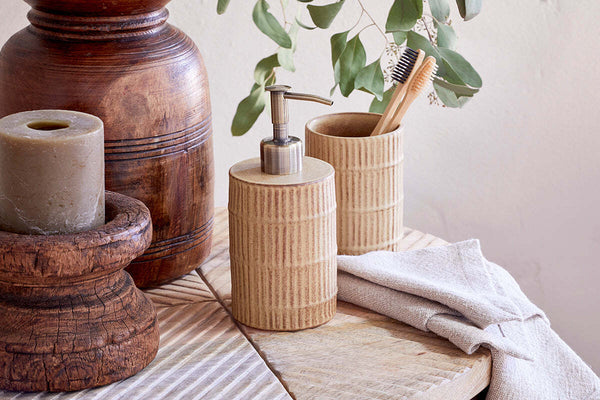 Kiani Ceramic Soap Pump - Cream