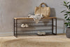 Kiyoma Iron & Wood Low Standing Shelves  - Natural