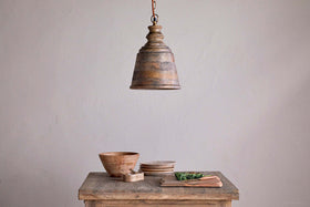 Koma Mango Wood Pendant - Ash Stain