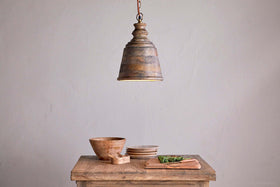 Koma Mango Wood Pendant - Ash Stain