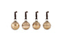Konara Baubles - Gold Crackle (Set of 4)