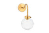Konnie Bathroom Wall Light - Clear