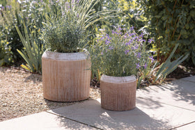 Kubo Ceramic Planter - Terracotta