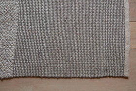 Kufri Jute Rug - Soft Blue & Brown