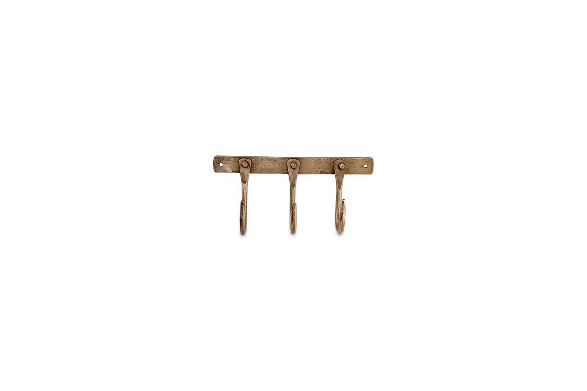 Kuna Iron Hooks - Antique Brass
