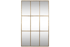 Kurci Rectangular Full Length Mirror - Antique Brass