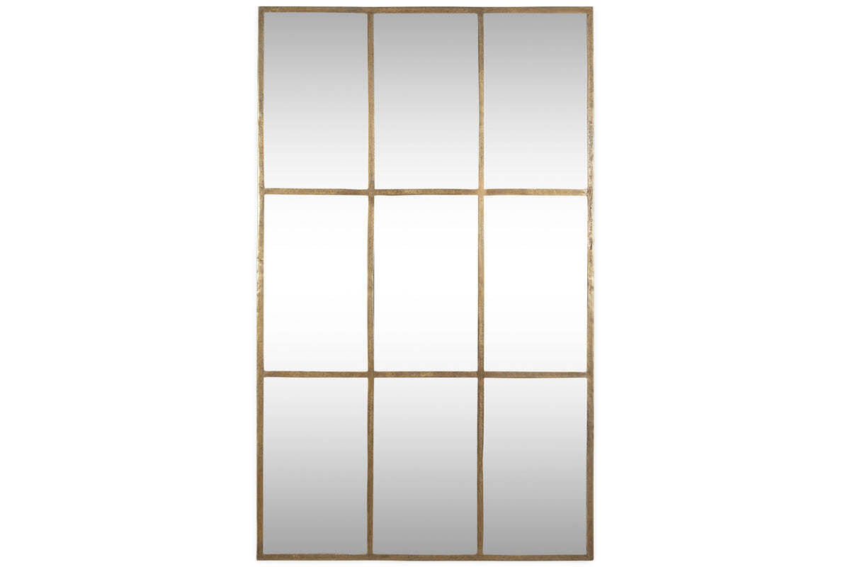 Kurci Rectangular Full Length Mirror - Antique Brass