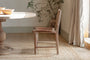 Nayan Leather & Jute Dining Chair - Tan