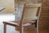 Nayan Leather & Jute Counter Chair - Tan