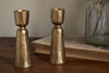 Lokoja Candle Holder - Antique Brass (Set of 2)