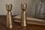 Lokoja Candle Holder - Antique Brass (Set of 2)