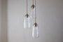Lumina Fluted Recycled Glass Cluster Light - Clear