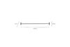Laila Hanging Rail - Iron
