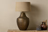 Tanda Etched Statement Table Lamp - Antique Brass - Extra Large