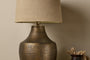 Tanda Etched Statement Table Lamp - Antique Brass - Extra Large