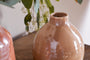 Lucia Ceramic Vase - Terracotta Mix-Trade nkuku