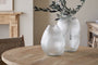 Linsy Ribbed Glass Vase - Clear