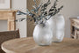 Linsy Ribbed Glass Vase - Clear