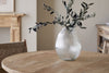 Linsy Ribbed Glass Vase - Clear