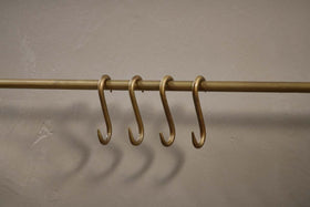 Laila Iron Hanging Rail - Brass