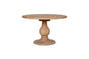 Laya Round Carved Mango Wood Table - Small