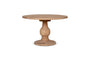 Laya Round Carved Mango Wood Table - Small