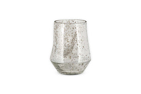 Linora Recycled Glass Tealight Holder - Clear