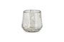 Linora Recycled Glass Tealight Holder - Clear