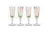 Llanera Champagne Glass - Plum - (Set of 4)