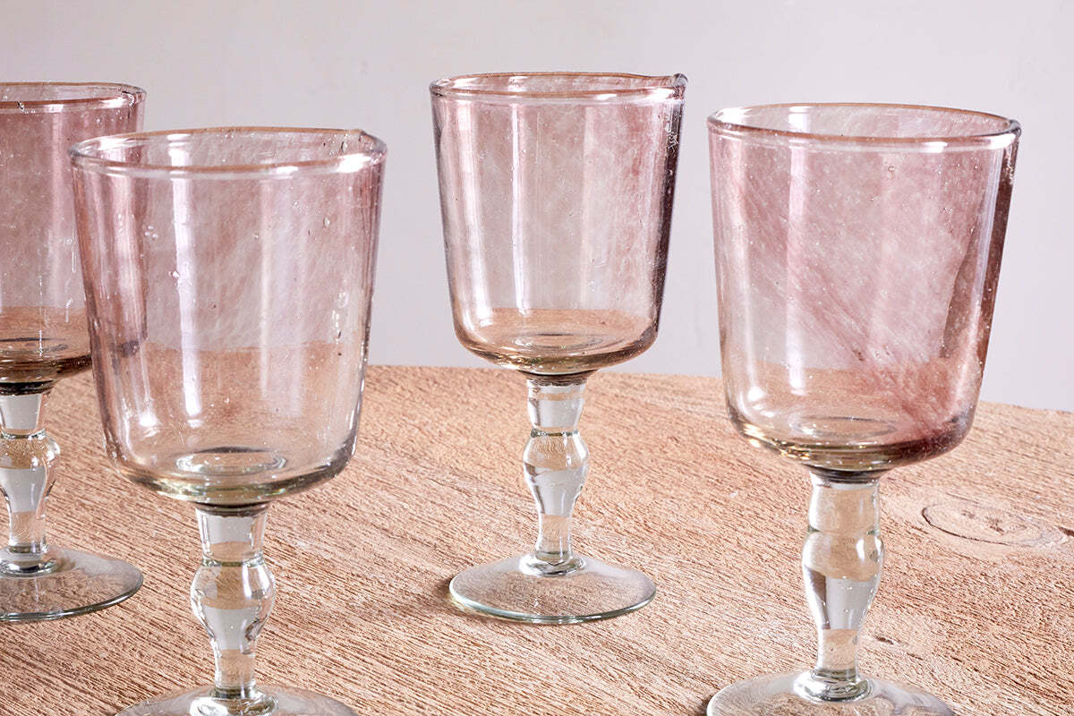 Llanera Wine Glass - Plum - (Set of 4)