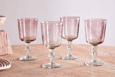 Llanera Wine Glass - Plum - (Set of 4)