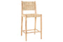 Lohanda Acacia & Munja Grass Counter Chair - Natural