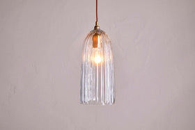 Lumina Recycled Glass Pendant - Clear