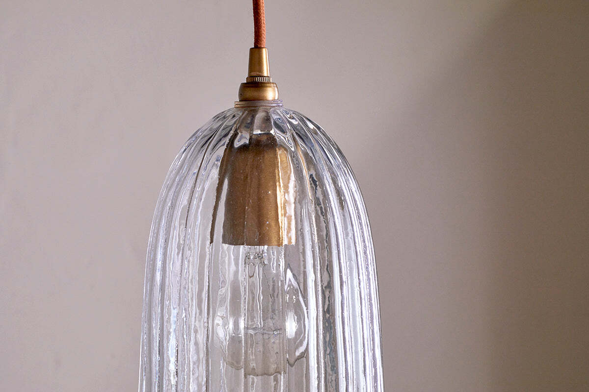 Lumina Recycled Glass Pendant - Clear